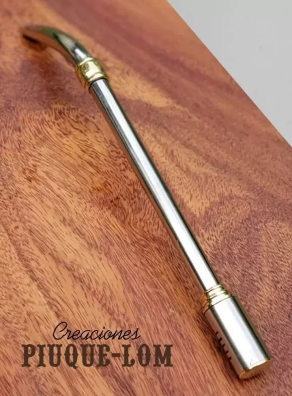 Cannuccia per sorseggiare mate argentino staccabile a forma becco di pappagallo